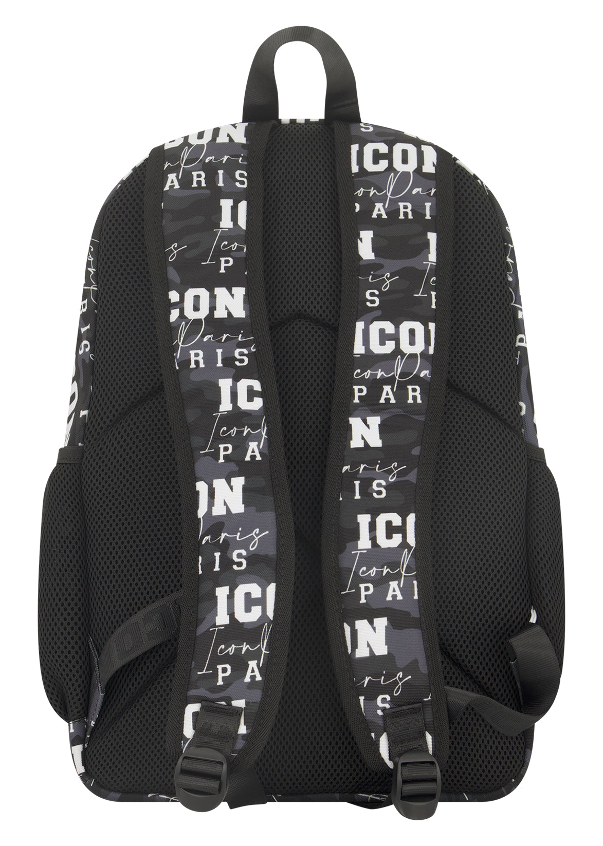 תיק גב ICON PARIS כיסי צד שימושיים וכתפיות מרופדות לילדים BLACK / OS
