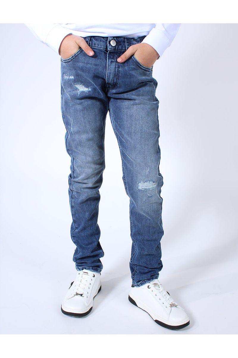 מכנסי ג'ינס קרעים REPLAY לילדים