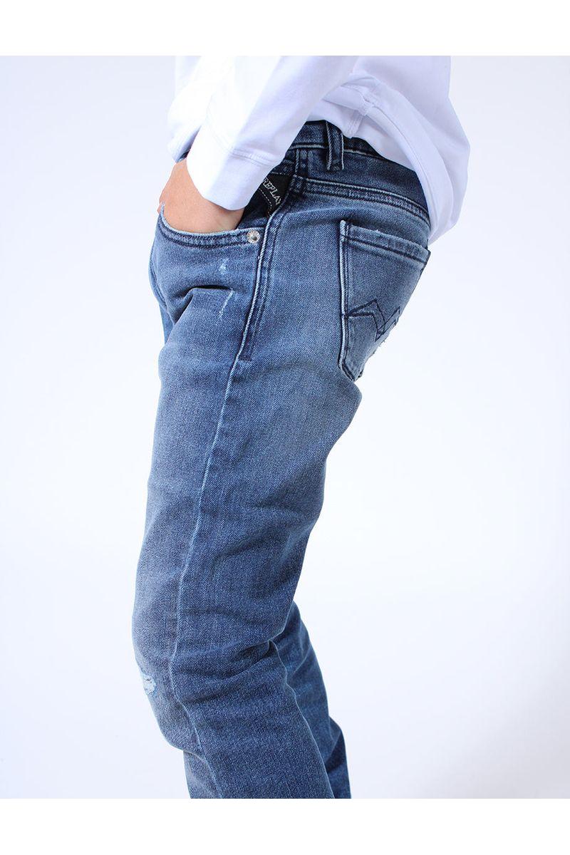 מכנסי ג'ינס קרעים REPLAY לילדים