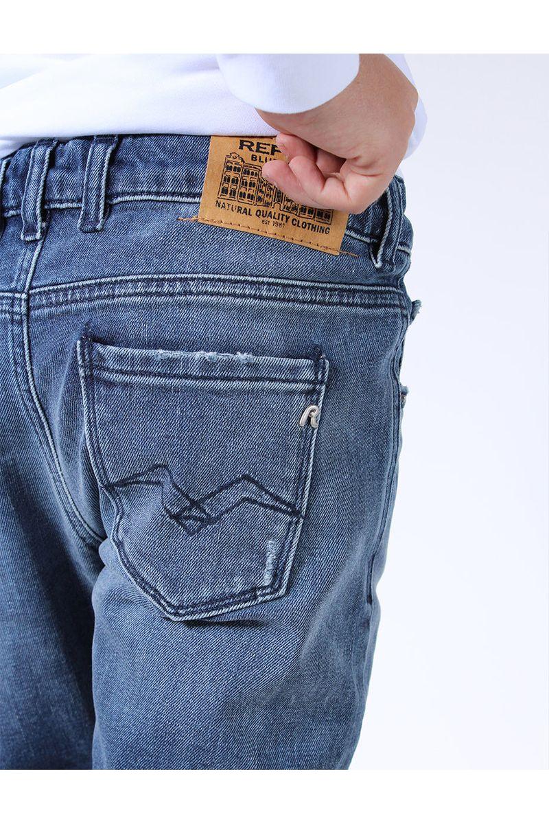 מכנסי ג'ינס קרעים REPLAY לילדים