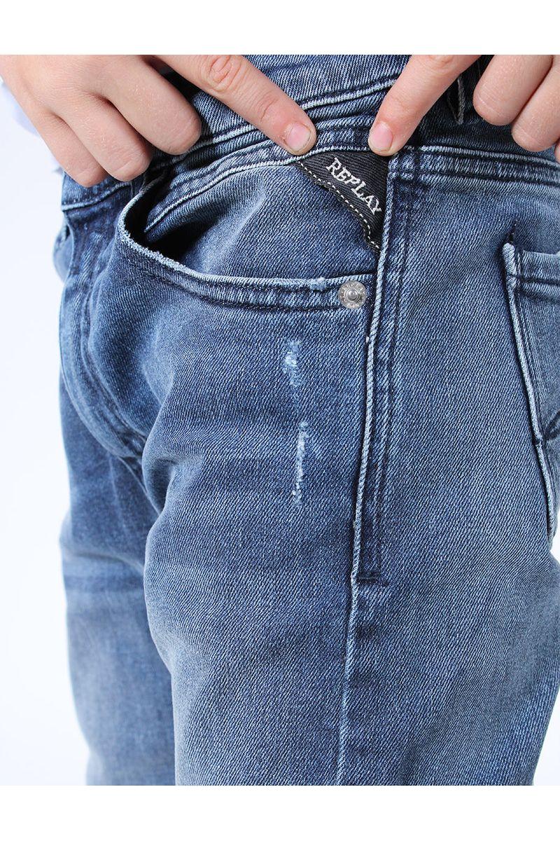 מכנסי ג'ינס קרעים REPLAY לילדים
