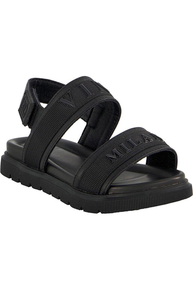 סנדלי ROBERTO VINO צבע שחור לילדים