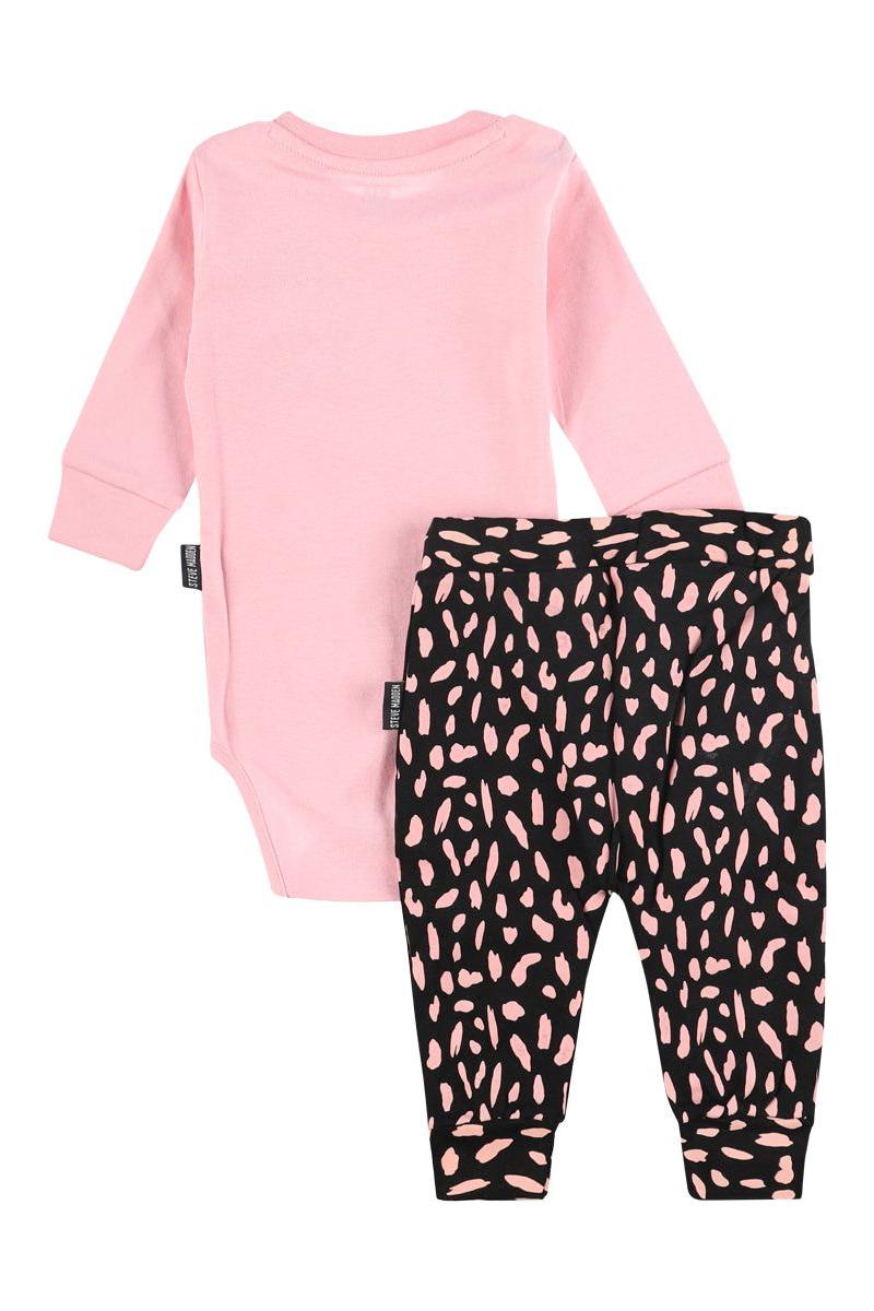 סט בגד גוף+מכנס אינטרלוק STEVE MADDEN לתינוקות