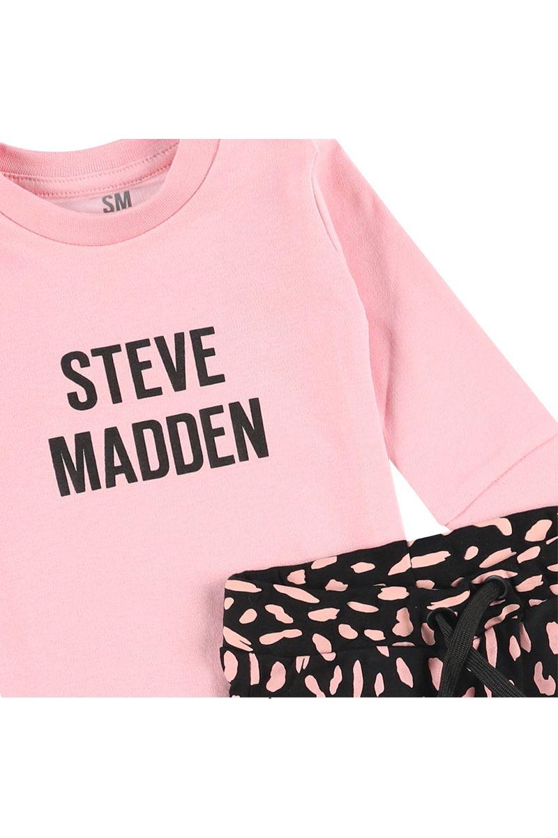 סט בגד גוף+מכנס אינטרלוק STEVE MADDEN לתינוקות