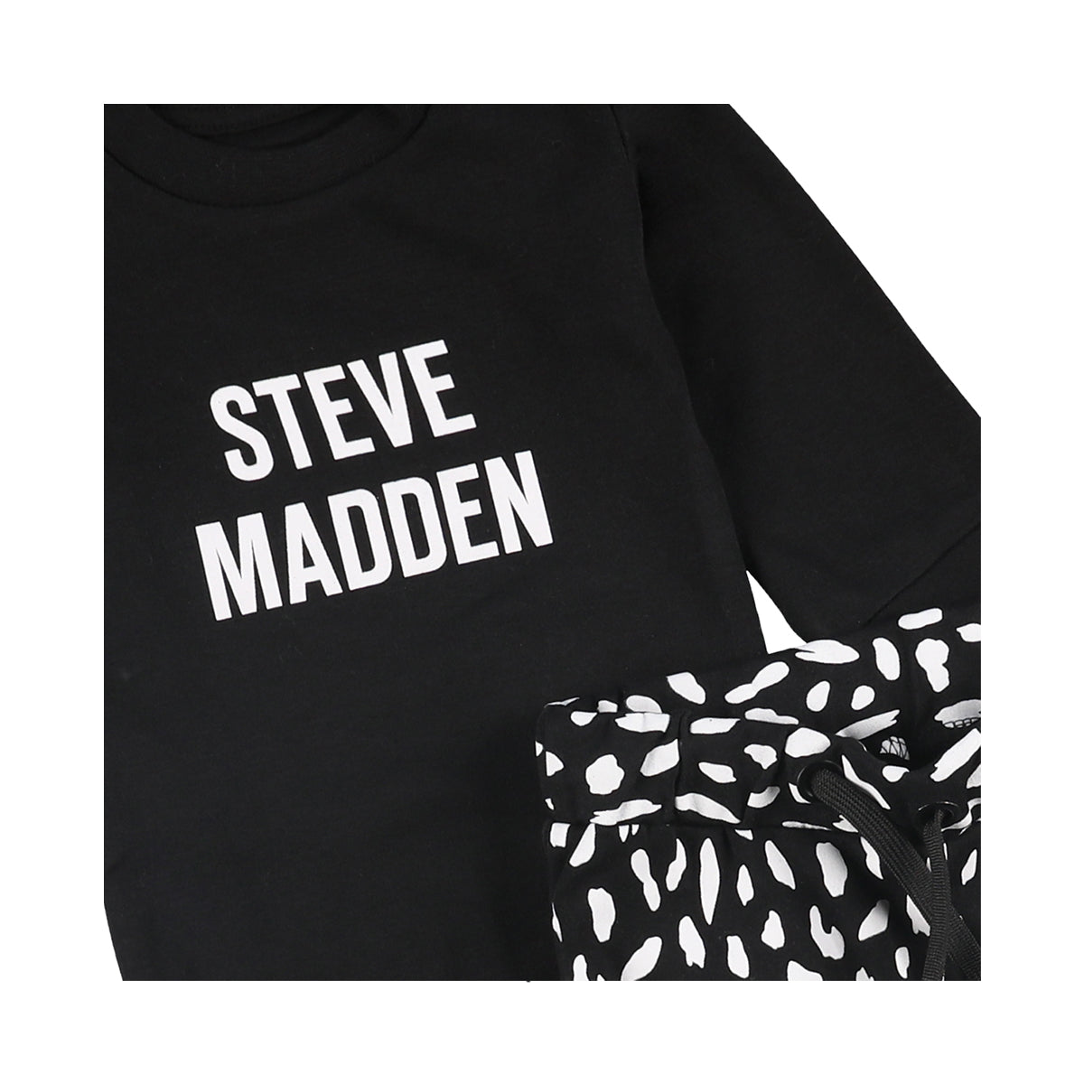 סט בגד גוף+מכנס אינטרלוק STEVE MADDEN לתינוקות