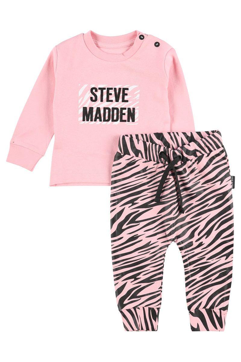 סט חולצה+מכנס אינטרלוק STEVE MADDEN לתינוקות