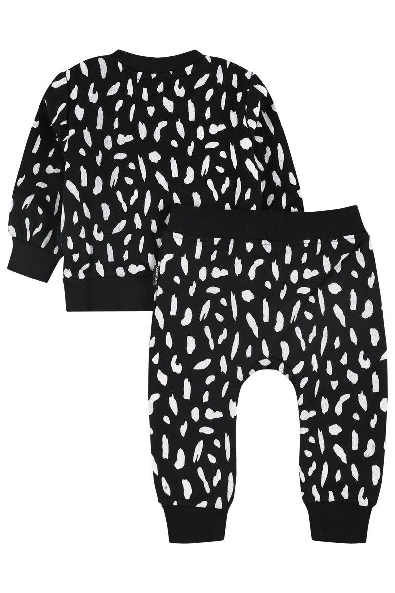 סט חולצה+מכנס פוטר STEVE MADDEN לתינוקות