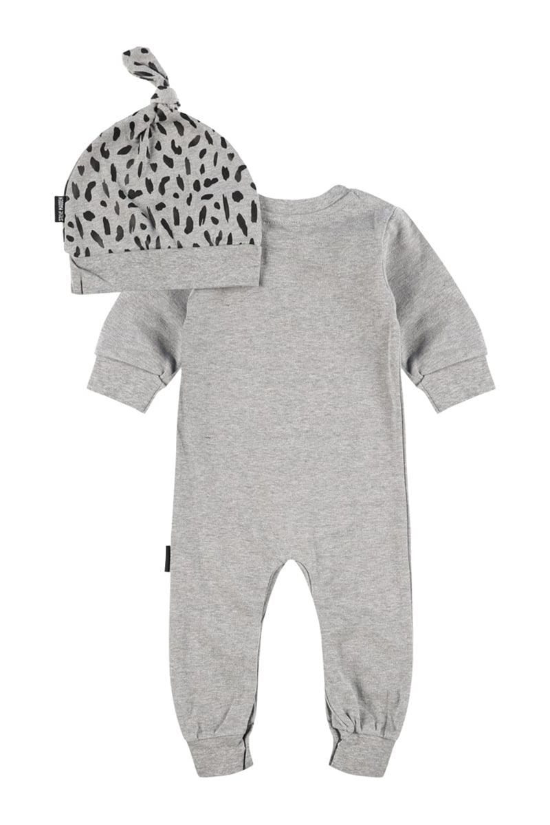 אוברול+כובע אינטרלוק STEVE MADDEN לתינוקות