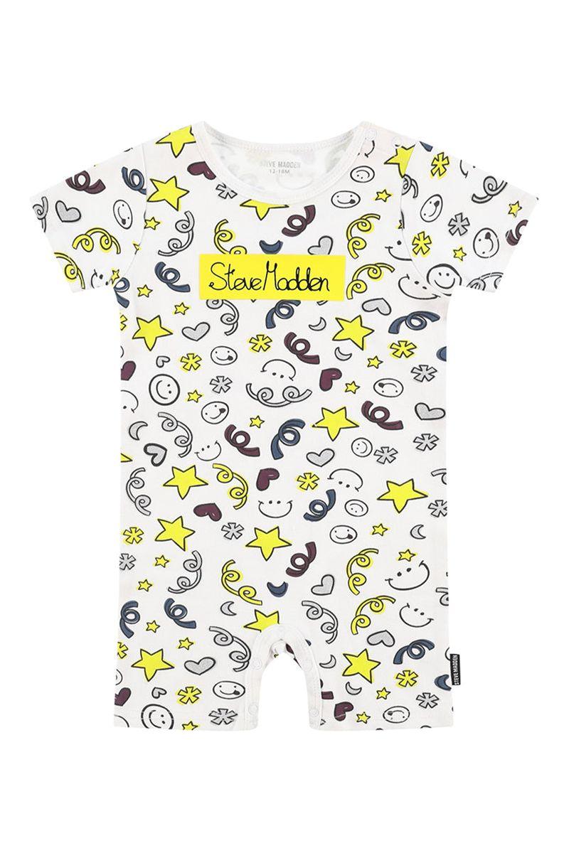 אוברול קצר STEVE MADDEN מקושט לתינוקות