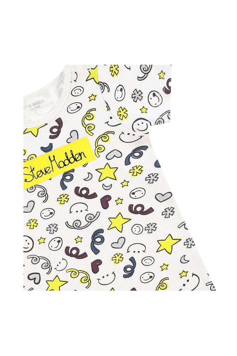 אוברול קצר STEVE MADDEN מקושט לתינוקות