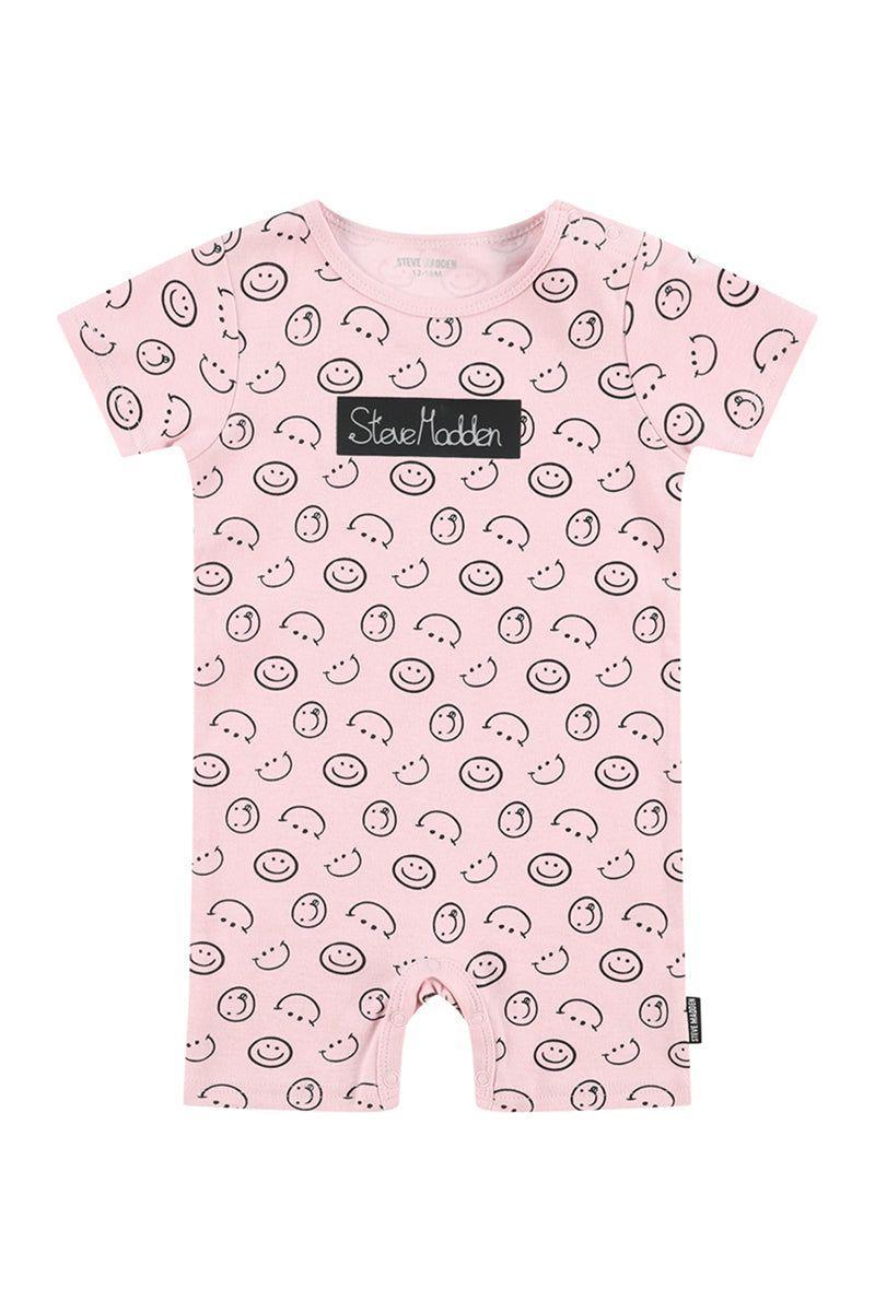 אוברול קצר STEVE MADDEN לוגו מרכזי לתינוקות