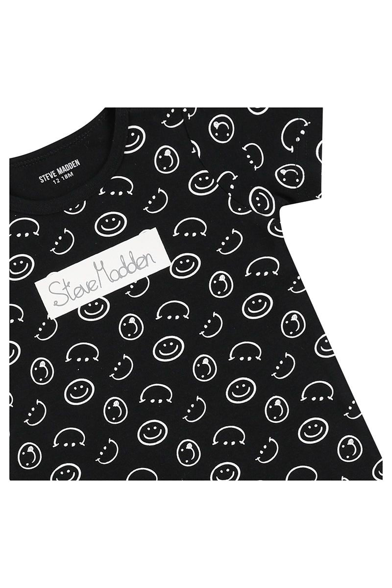 אוברול קצר STEVE MADDEN לוגו מרכזי לתינוקות