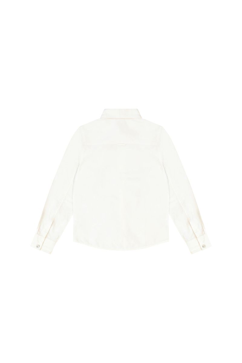 חולצת TIMBERLAND מכופתרת WHITE / 3Y