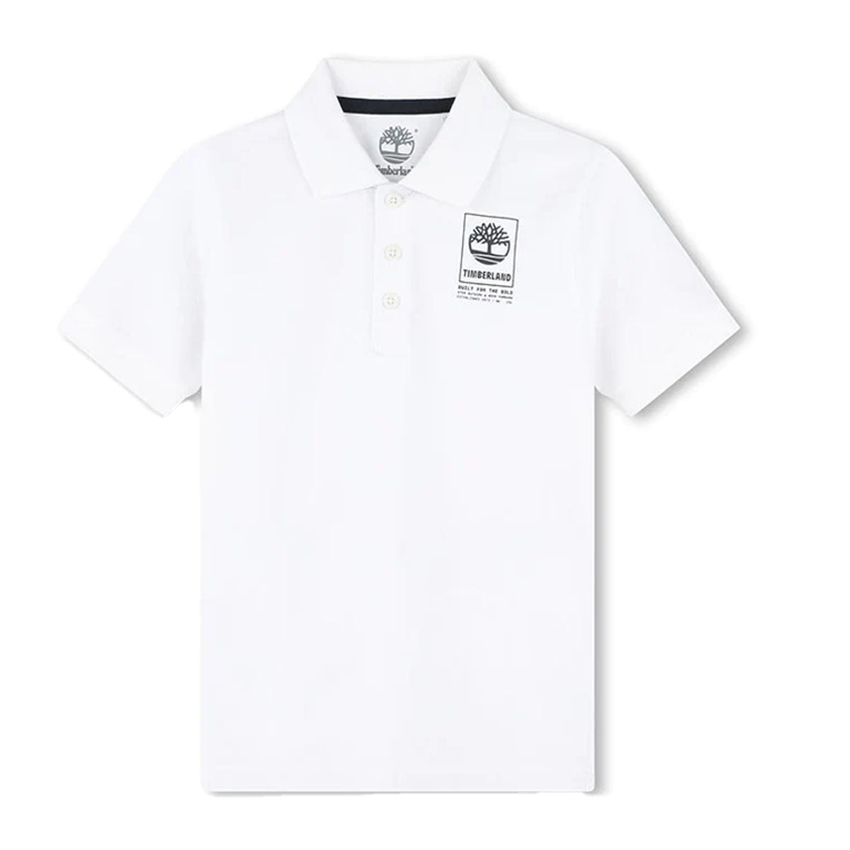 חולצת צווארון TIMBERLAND לוגו בצד לילדים
