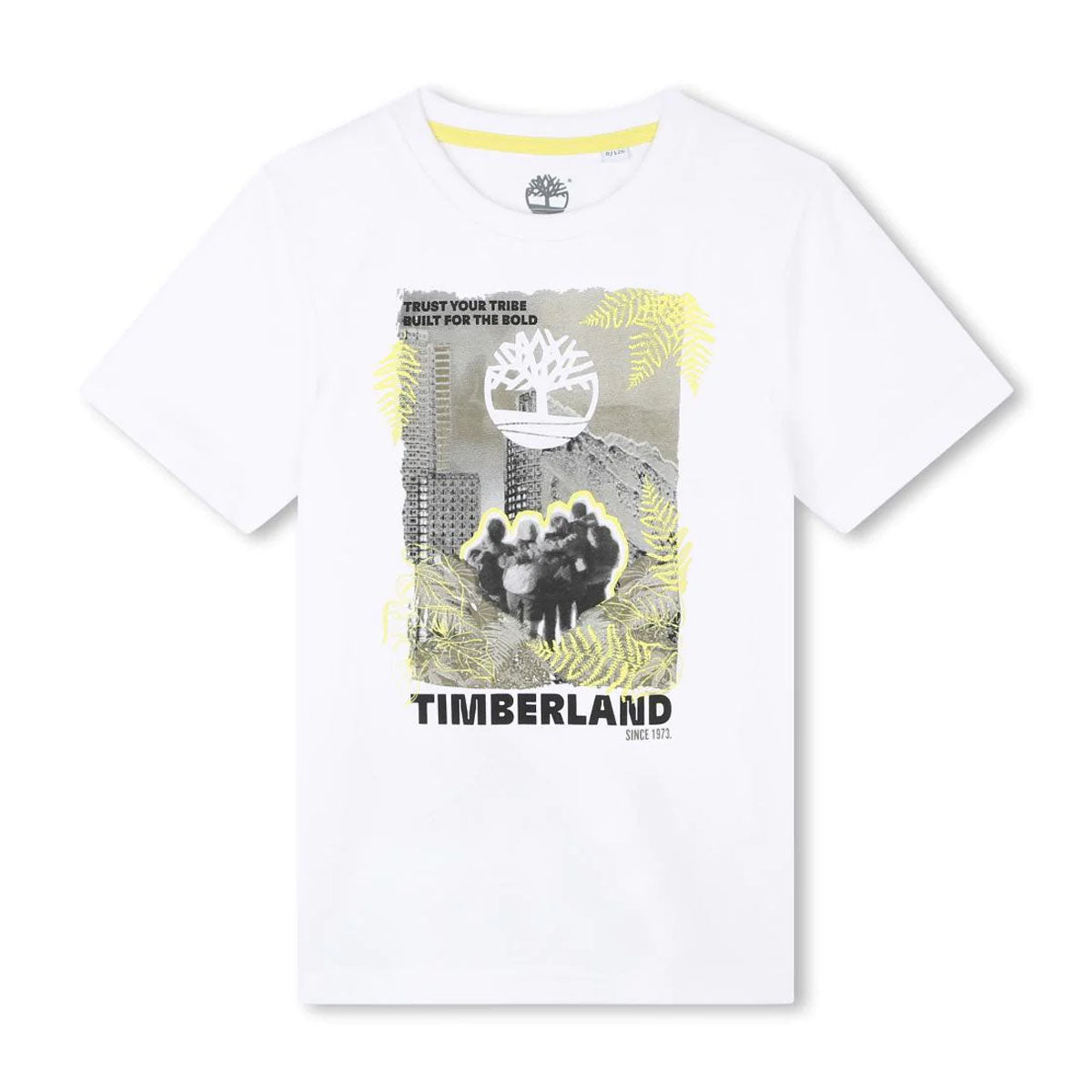 חולצת טי שרט TIMBERLAND TRUST YOUR TRIBE לילדים