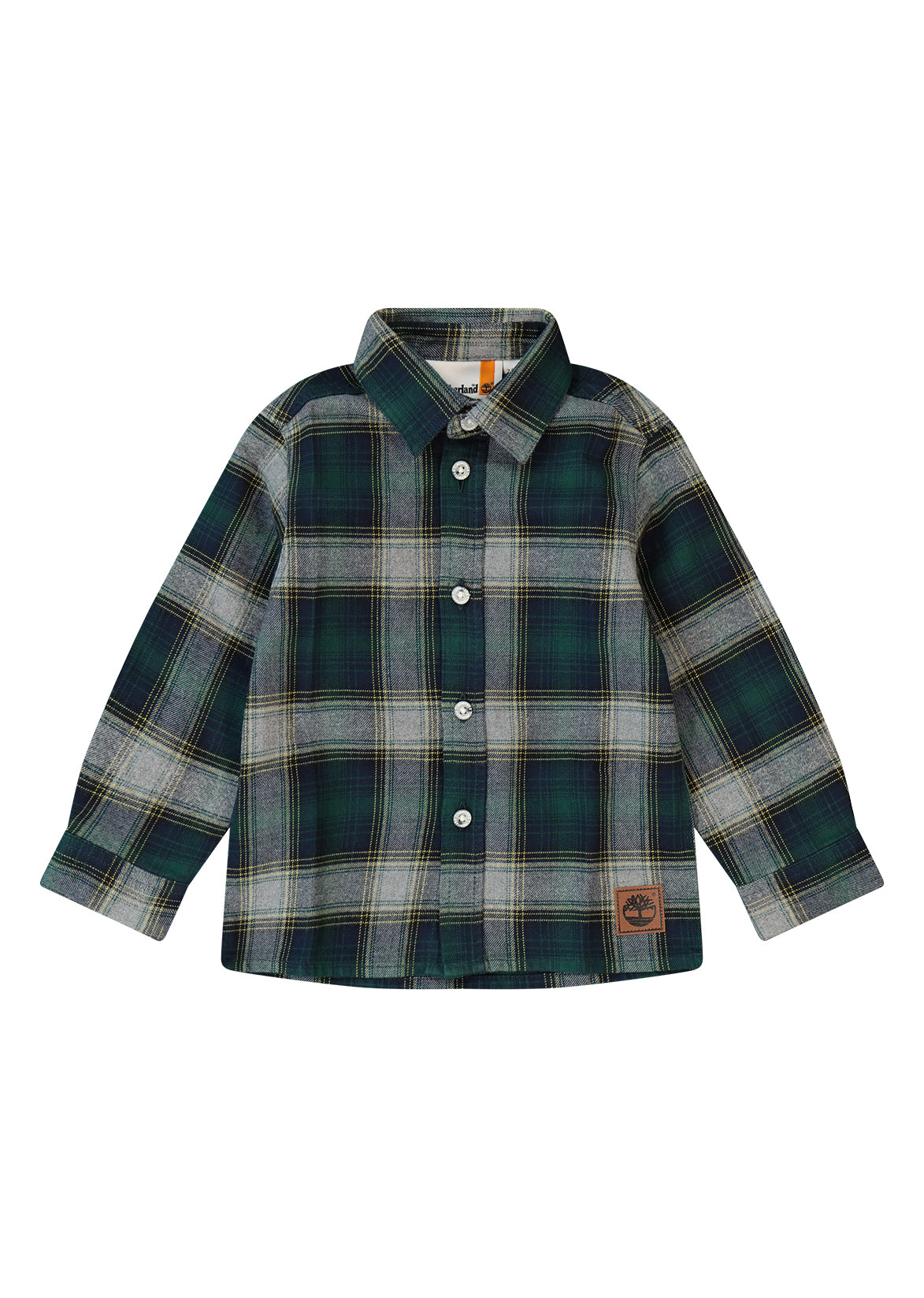 חולצה מכופתרת TIMBERLAND משבצות לתינוקות Green / 06M