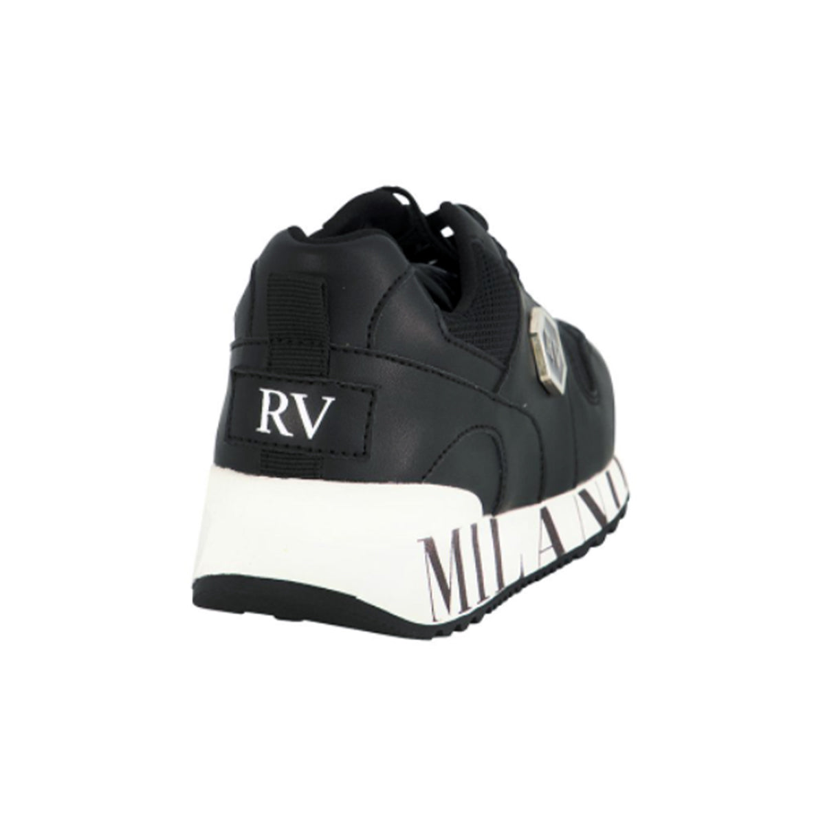 נעלי ROBERTO VINO  לוגו בצד צבע שחור לילדים