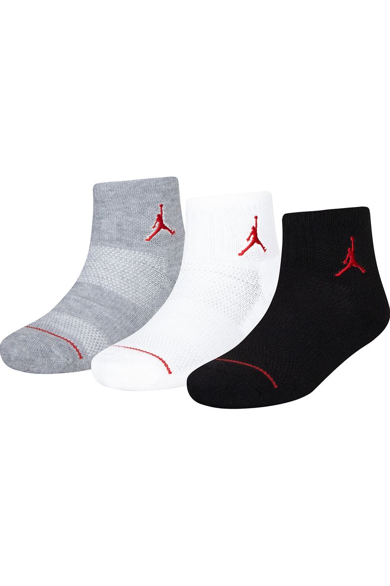 שלישיית גרביים JORDAN לוגו מותג לילדים