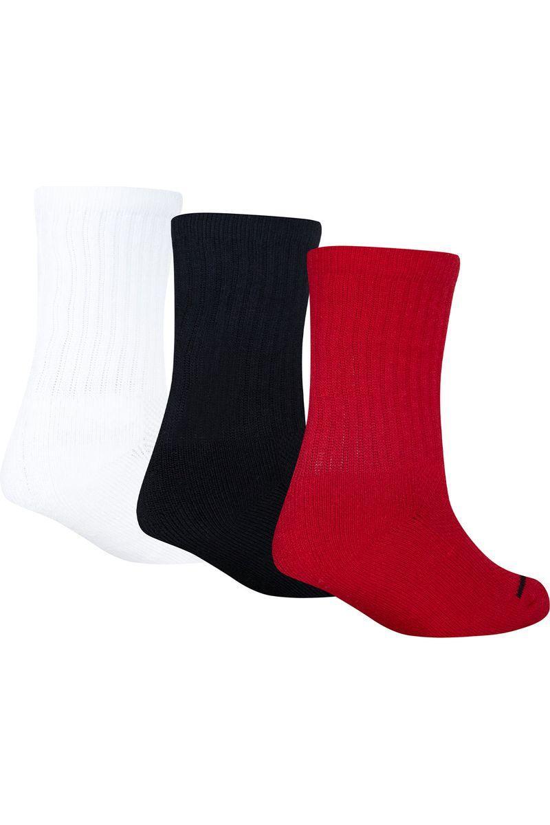 שלישיית גרביים JORDAN גבוהות לוגו מותג לילדים