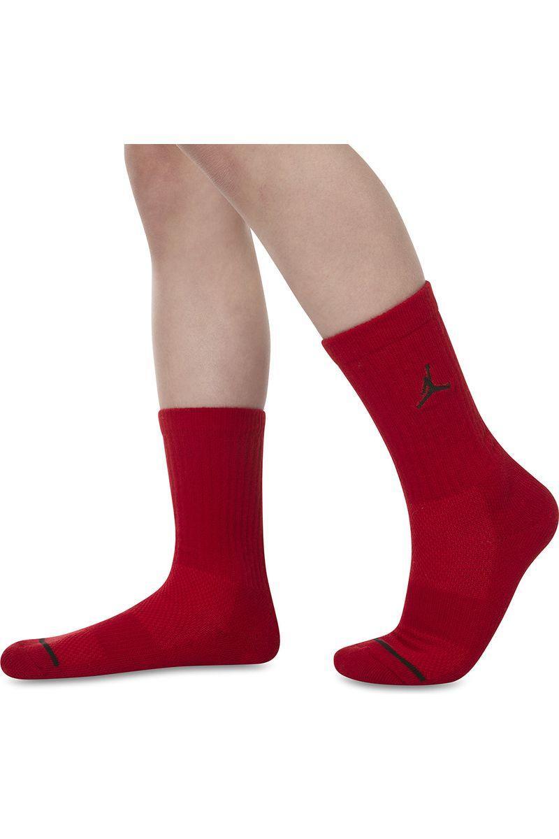 שלישיית גרביים JORDAN גבוהות לוגו מותג לילדים