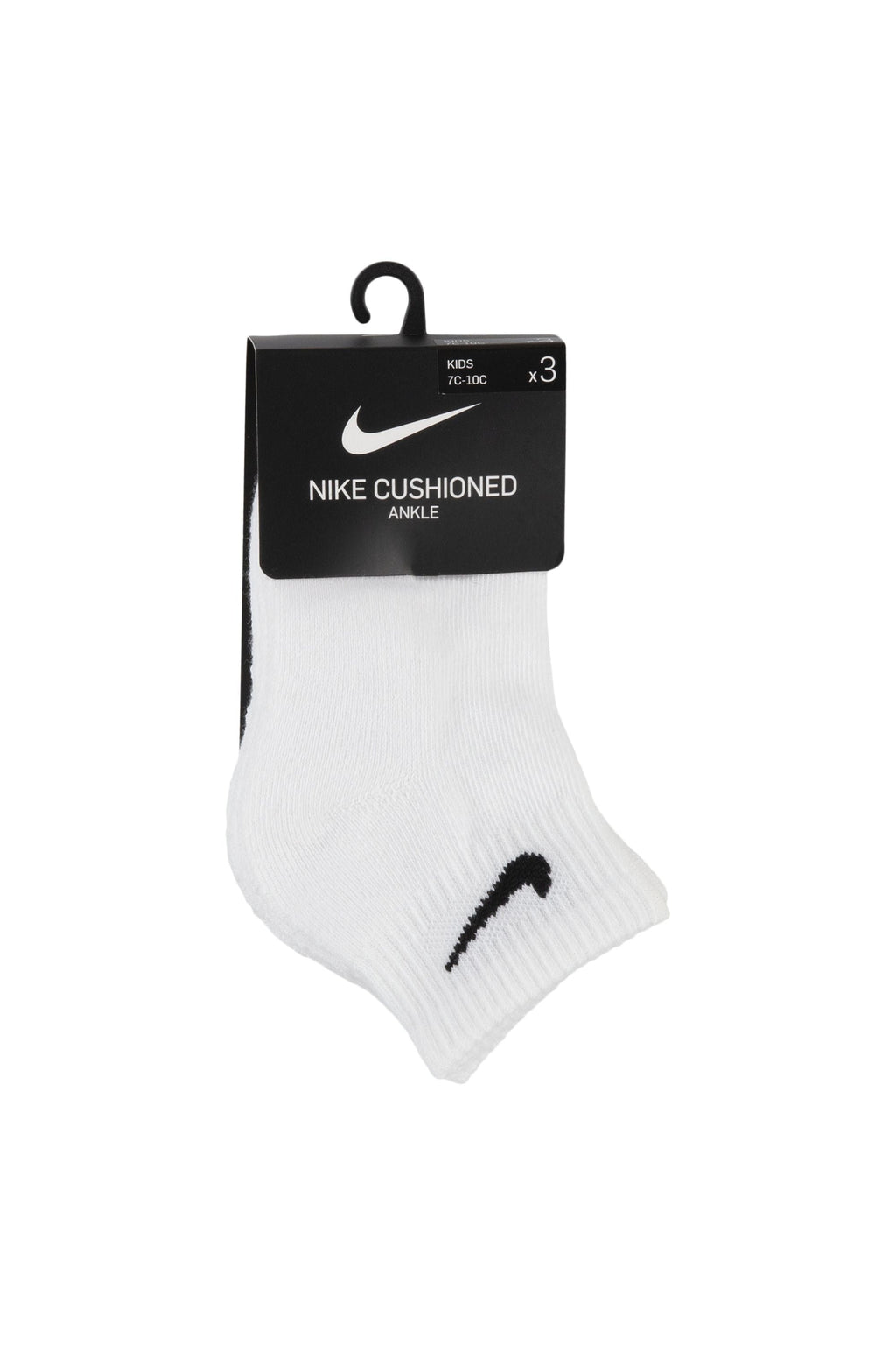 שלושה זוגות גרבי קרסול NIKE בייסיק לילדים White / 27-30