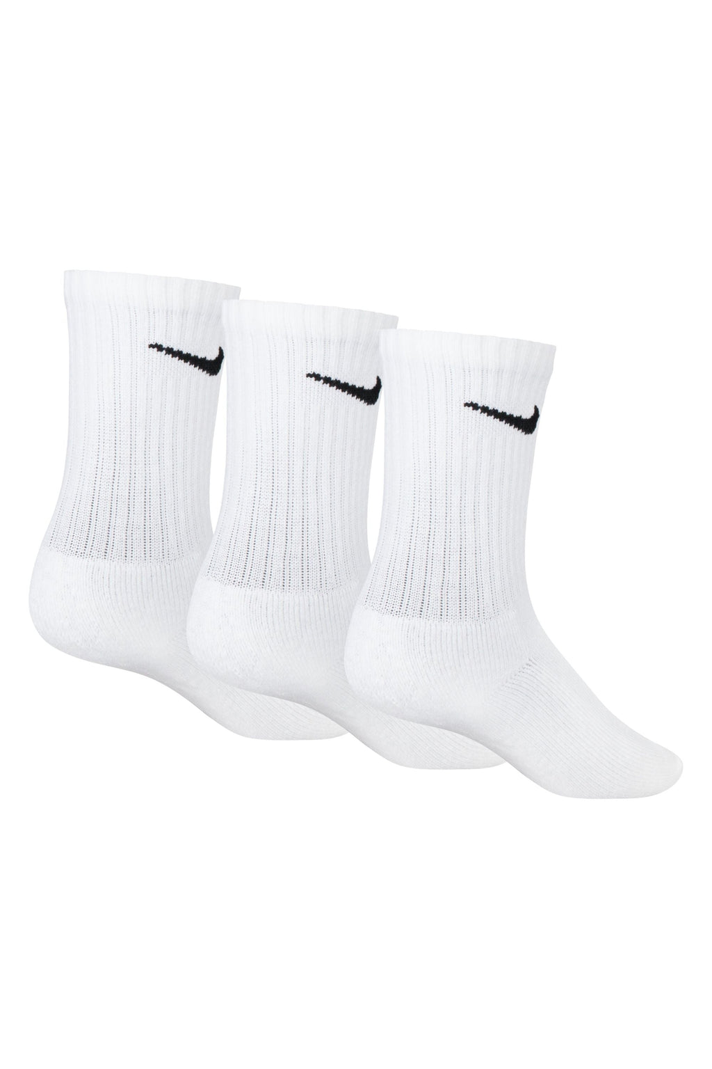 שלושה זוגות גרביים גבוהות NIKE לילדים White / 27-30