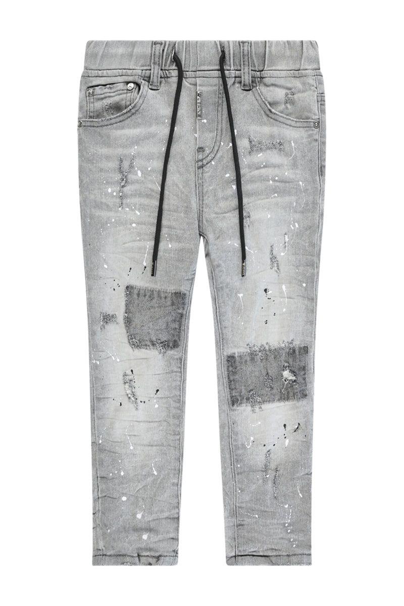 מכנסי ג'ינס W JEANS זריקות צבע לילדים