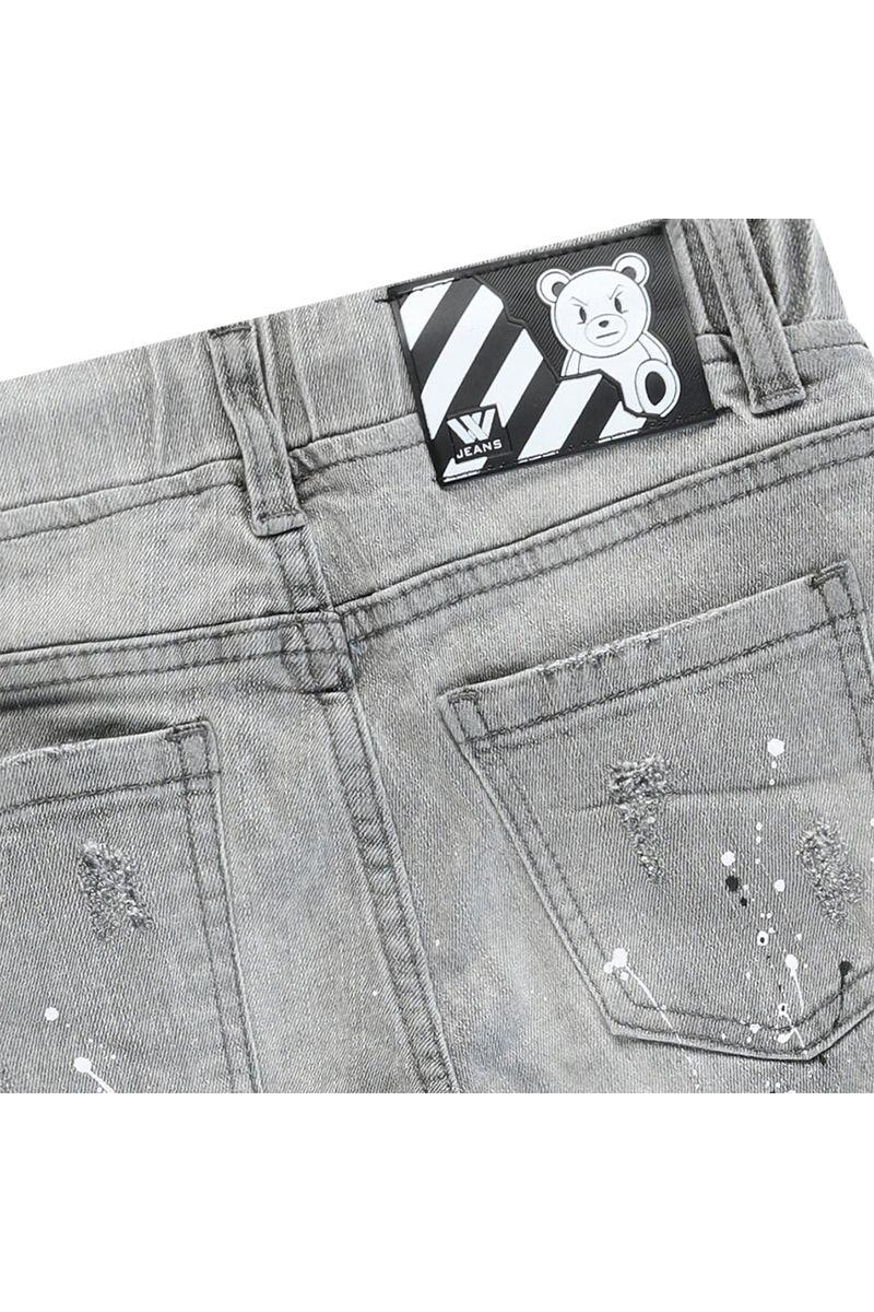 מכנסי ג'ינס W JEANS זריקות צבע לילדים