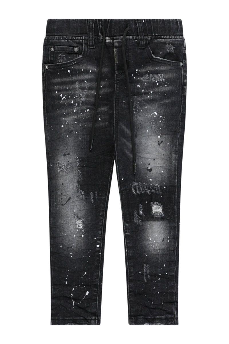 מכנסי ג'ינס W JEANS זריקות צבע לילדים