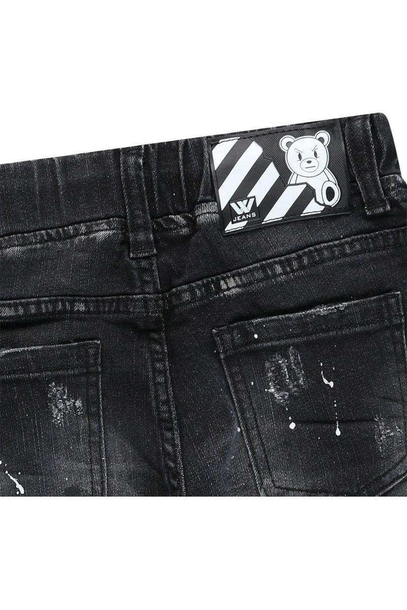 מכנסי ג'ינס W JEANS זריקות צבע לילדים