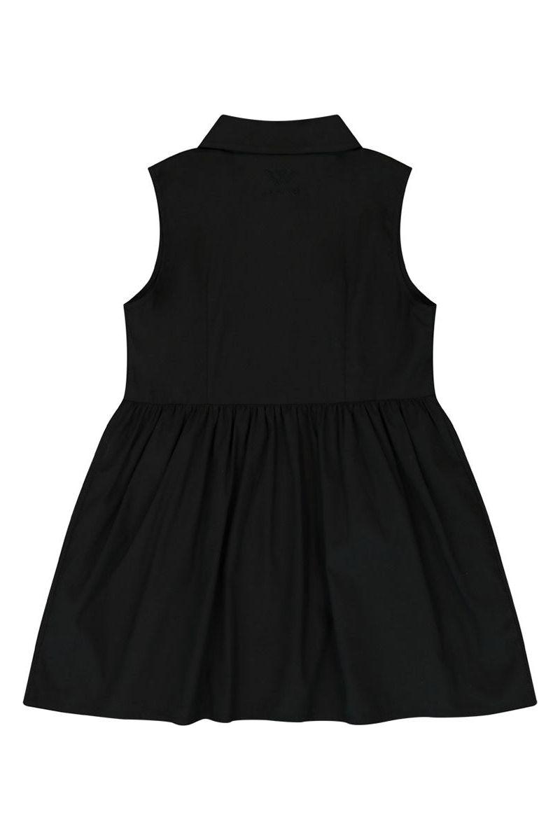 שמלת צווארון W JEANS לוגו דובי לילדות