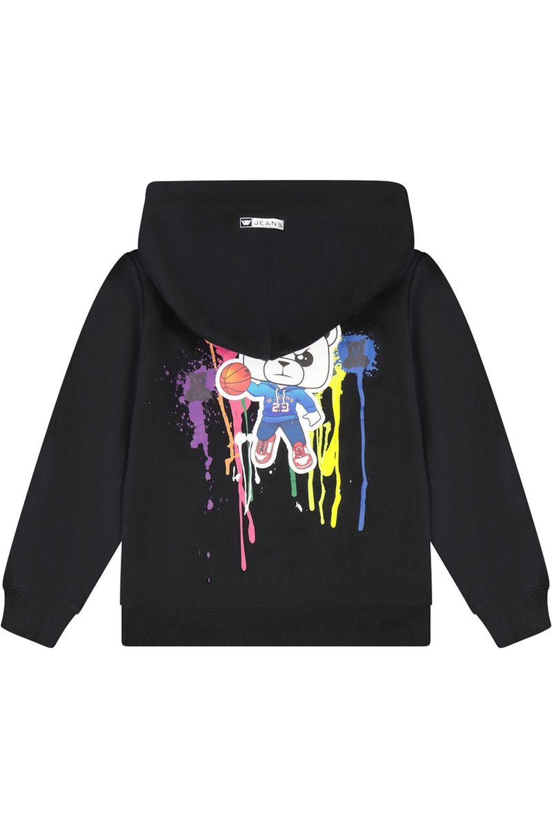 קפוצ'ון W JEANS זריקות צבע לילדים