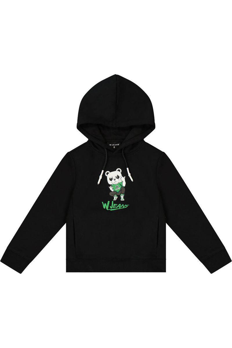 קפוצ'ון W JEANS דובי באמצע לילדים
