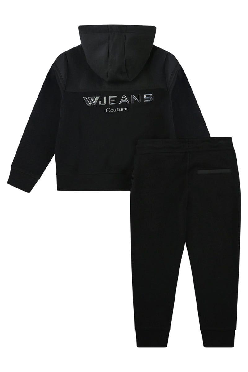 חליפת טרנינג W JEANS דובי בצד לילדים