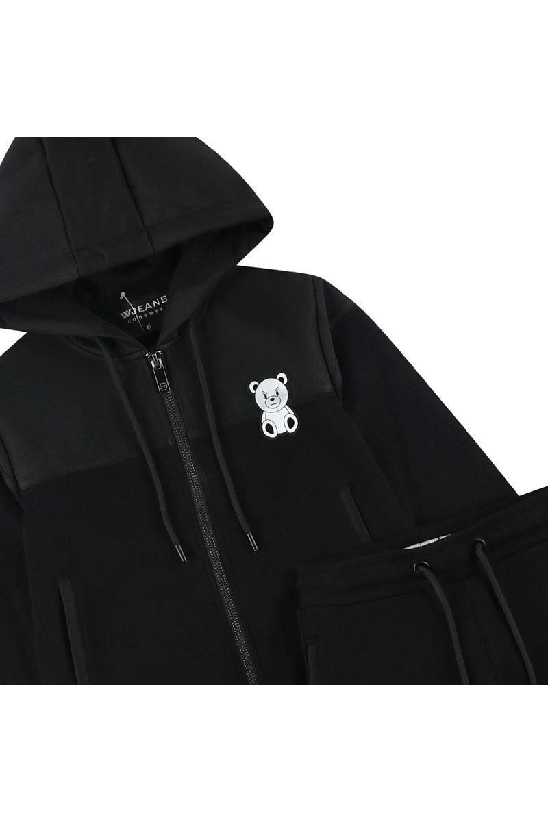 חליפת טרנינג W JEANS דובי בצד לילדים