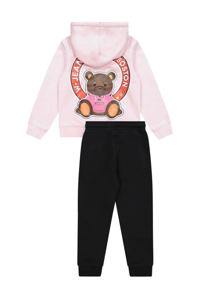 חליפת טרנינג W JEANS הדפס אחורי לילדות