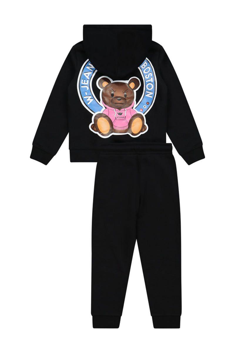 חליפת טרנינג W JEANS הדפס אחורי לילדות