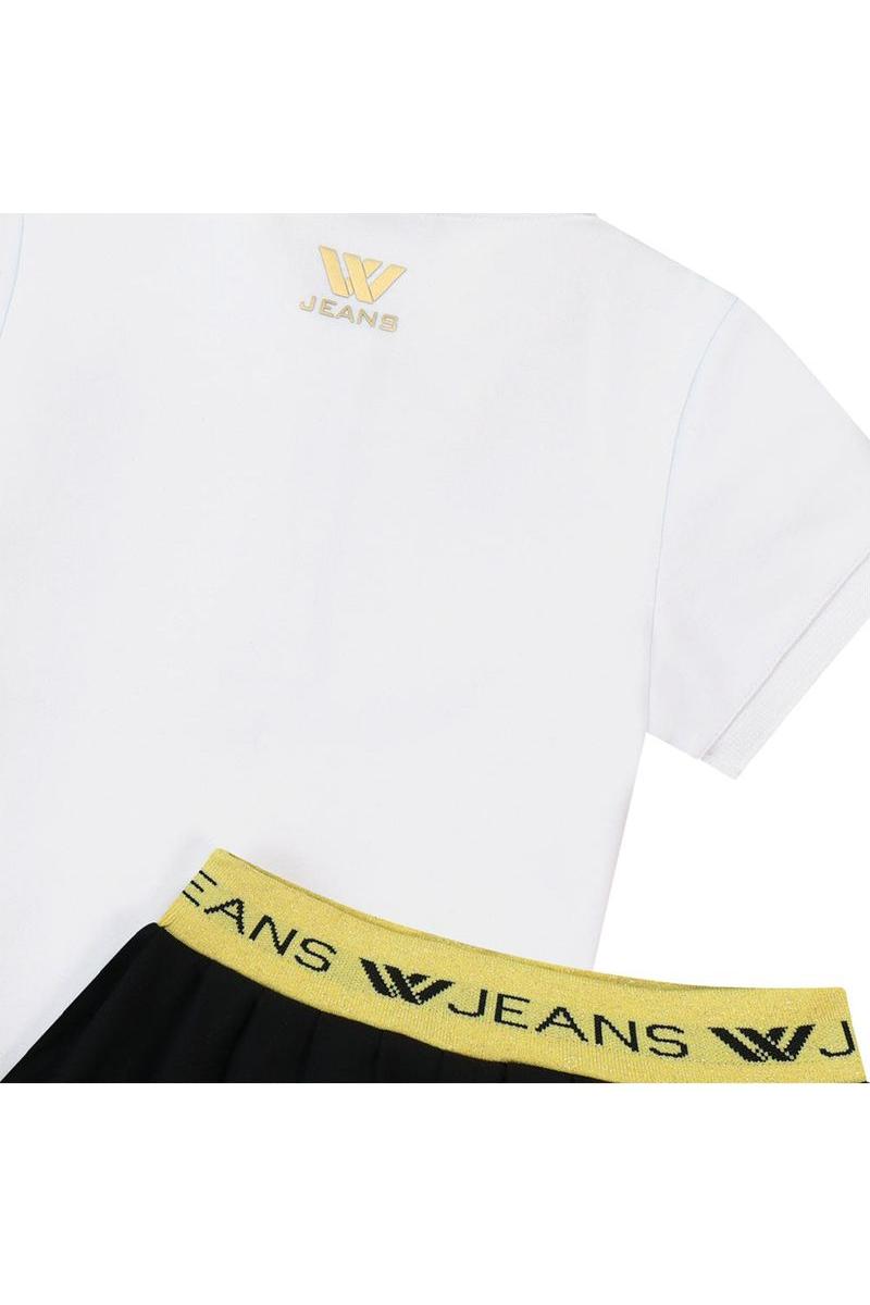 חליפת חצאית W JEANS אייקון דובי לילדות