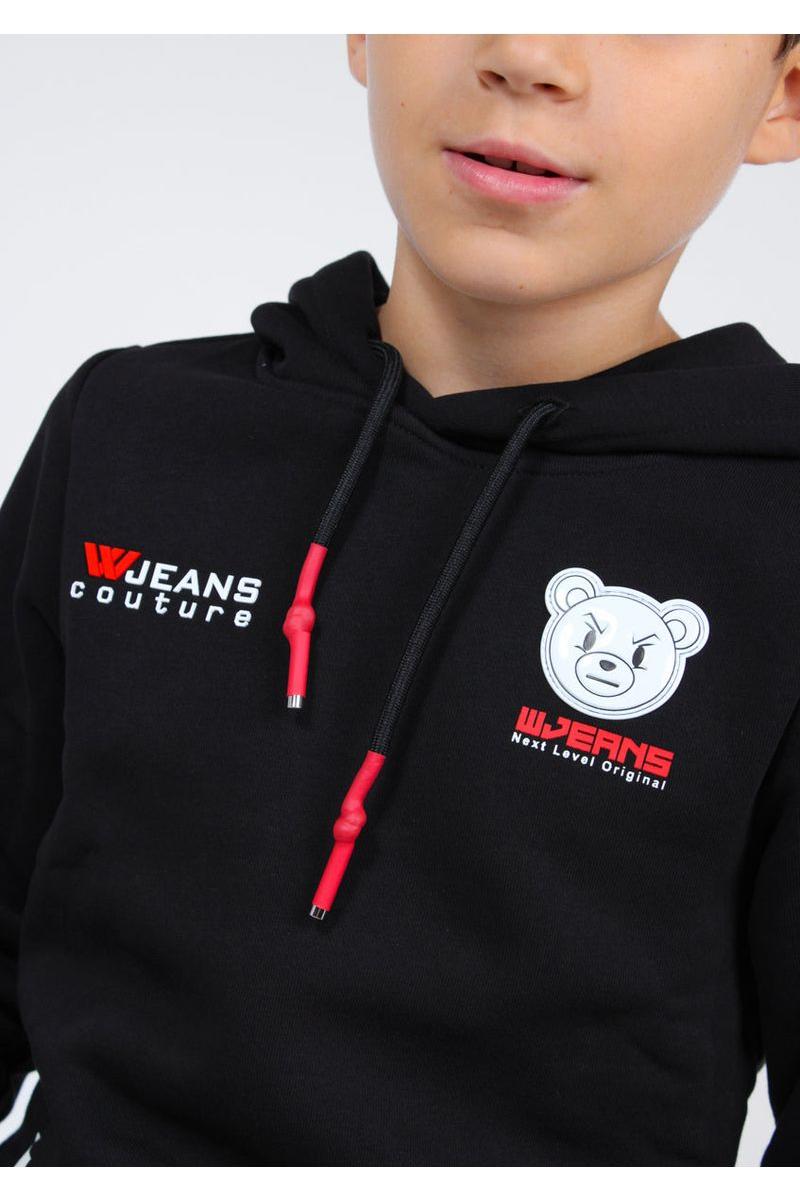 חליפת טרנינג W JEANS לוגו מותג בצד לילדים