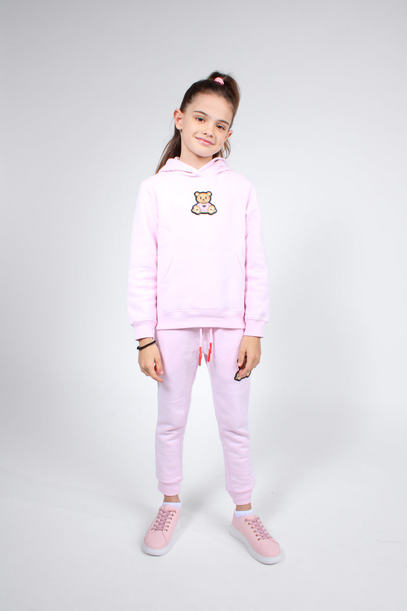 חליפת טרנינג W JEANS לוגו דובי אחורי לילדות