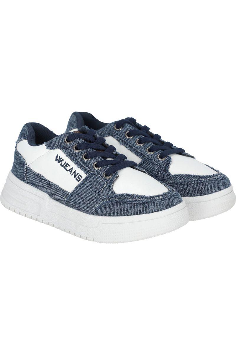 נעלי W JEANS דמוי קרעים לילדות