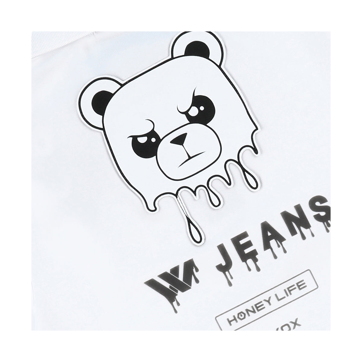חולצת צווארון W JEANS לוגו נוטף לילדים