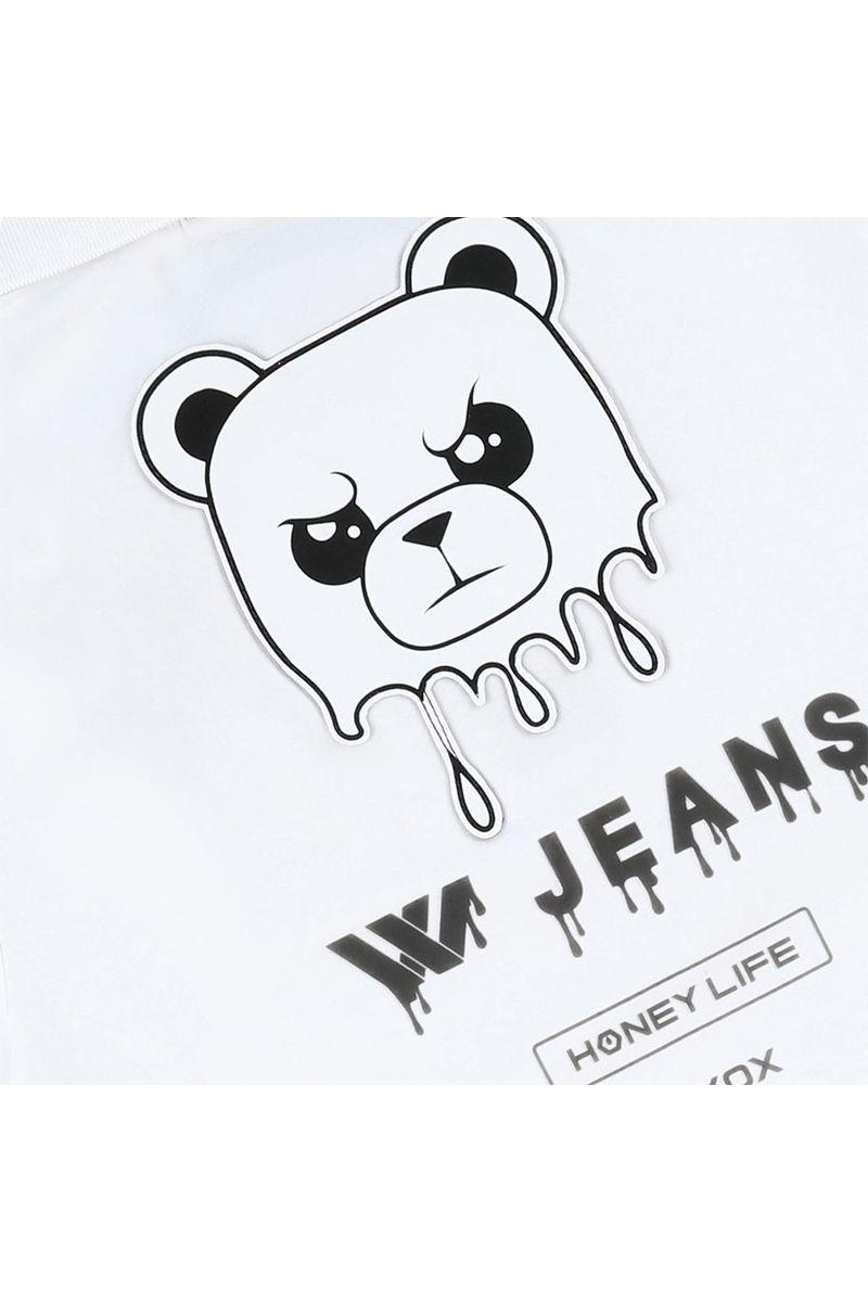 חולצת צווארון W JEANS לוגו נוטף לילדים