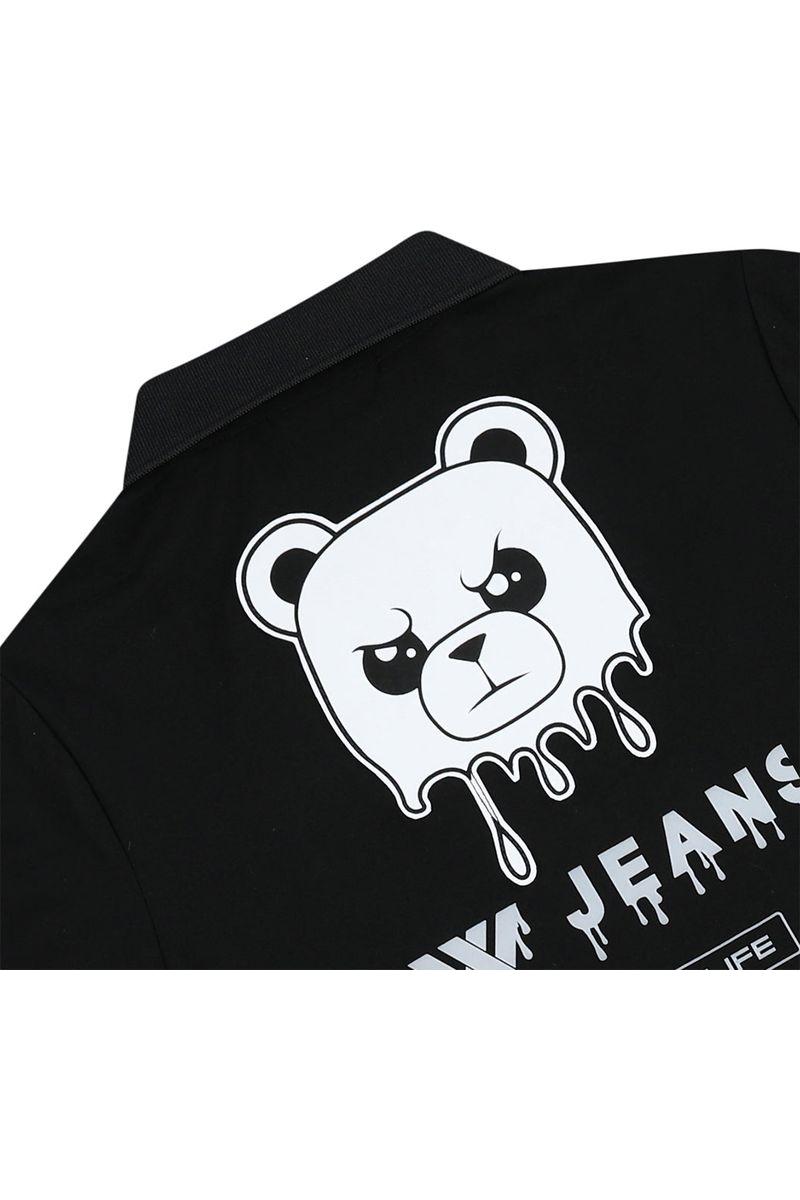 חולצת צווארון W JEANS לוגו נוטף לילדים