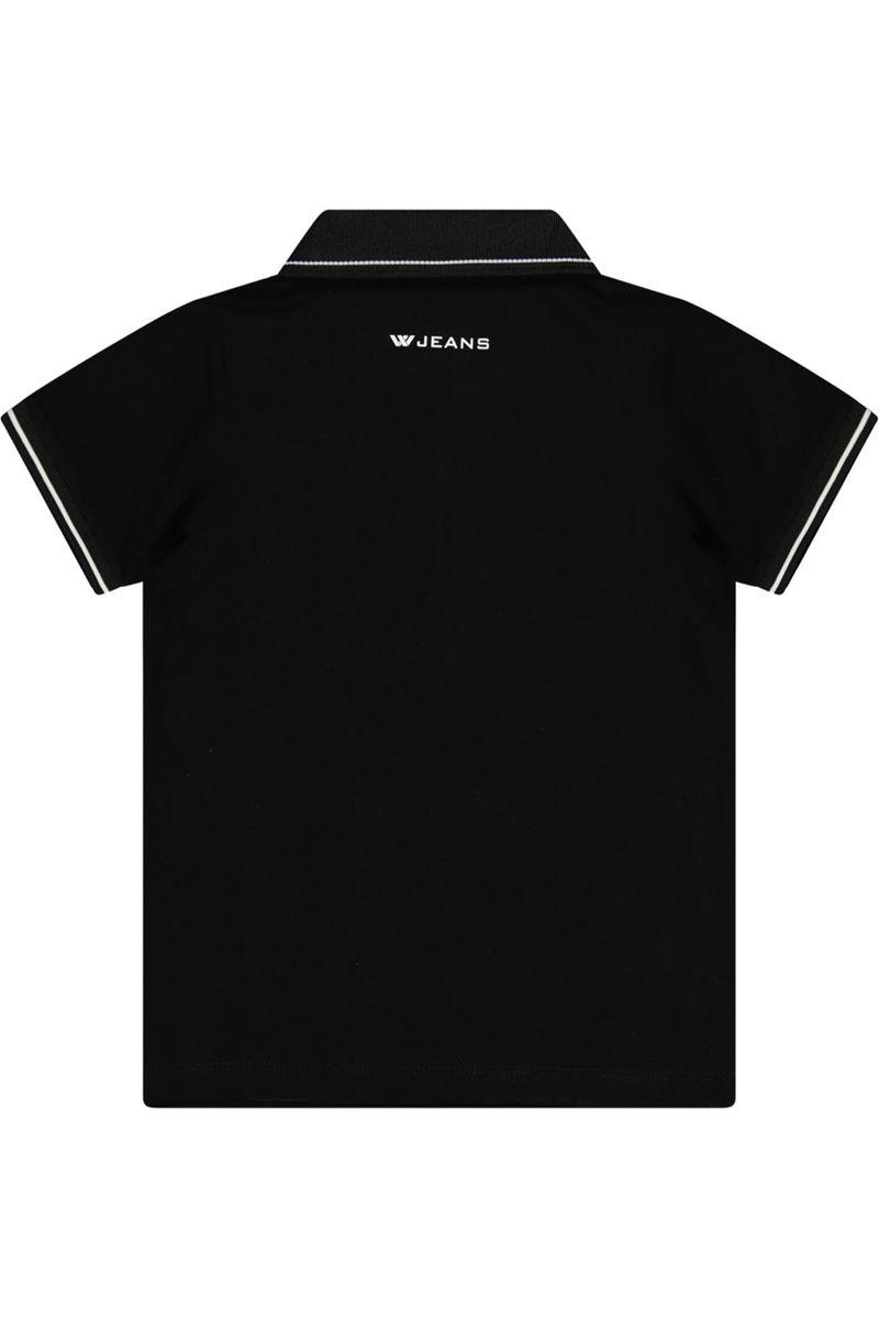 חולצת צווארון W JEANS לוגו בצד לילדים