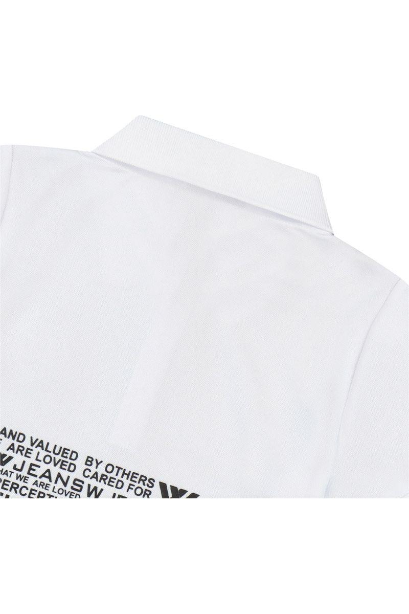 חולצת צווארון W JEANS כיתובים לילדים