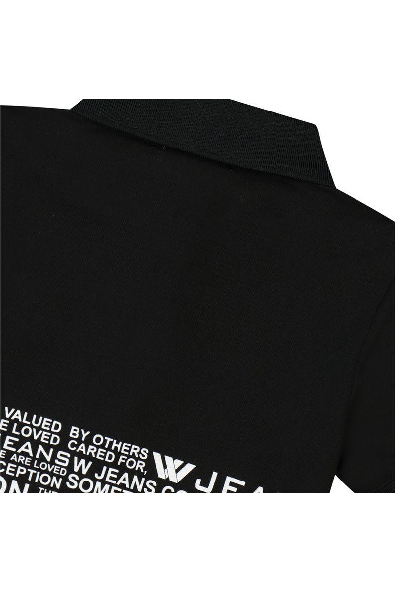 חולצת צווארון W JEANS כיתובים לילדים