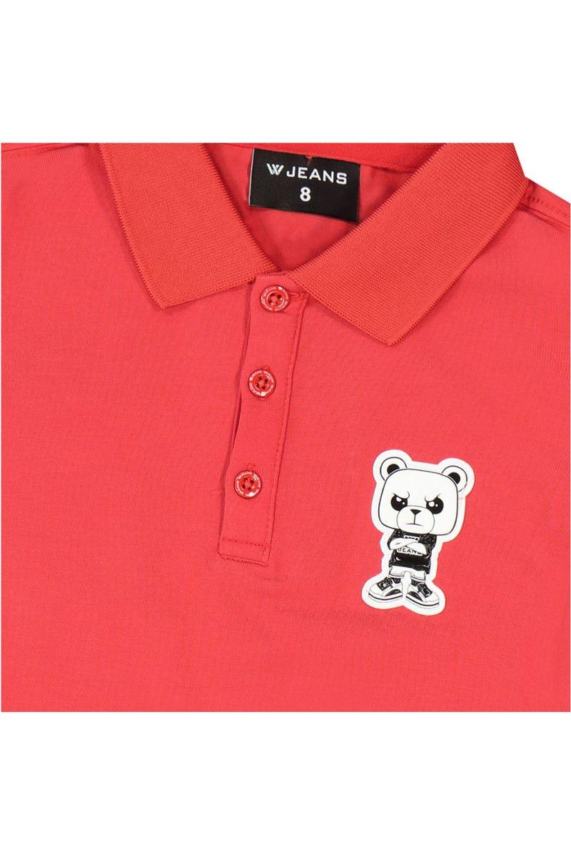 חולצת צווארון W JEANS אייקון דובי לילדים