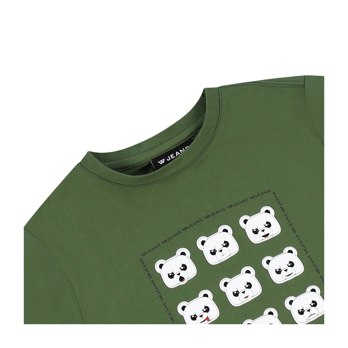 חולצת טי שרט W JEANS דובי משוכפל לילדים