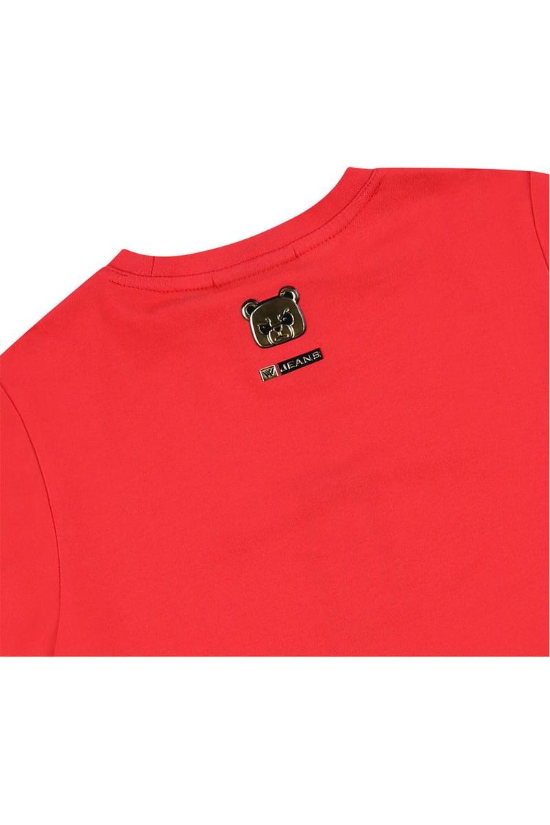 חולצת טי שרט W JEANS אימוג'י דובי לילדים